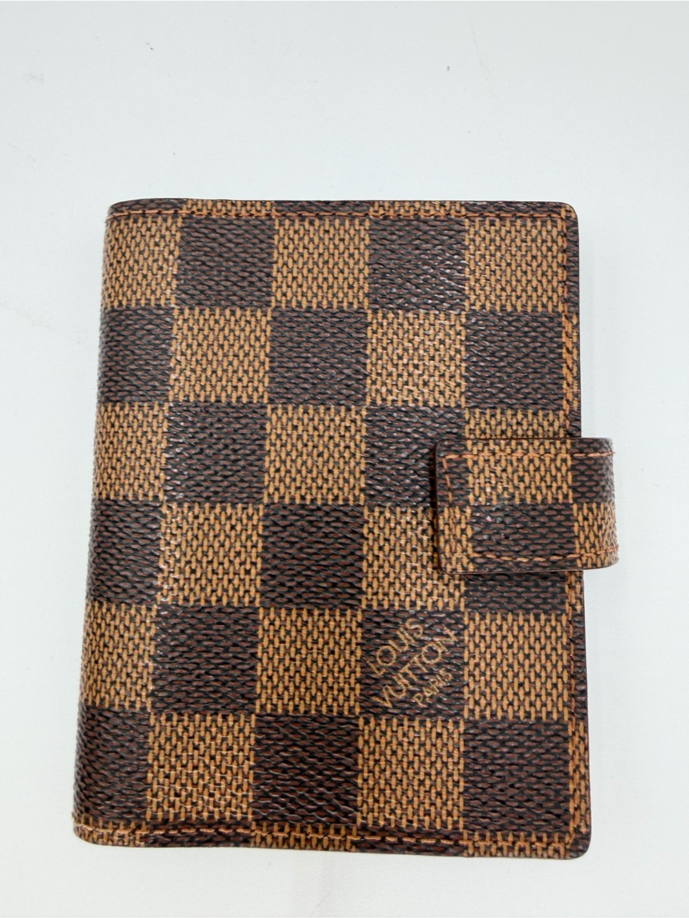 Louis Vuitton Damier Ebene Snap Close Card Holder w/LV Box and Entrupy COA - Picture 2 of 16